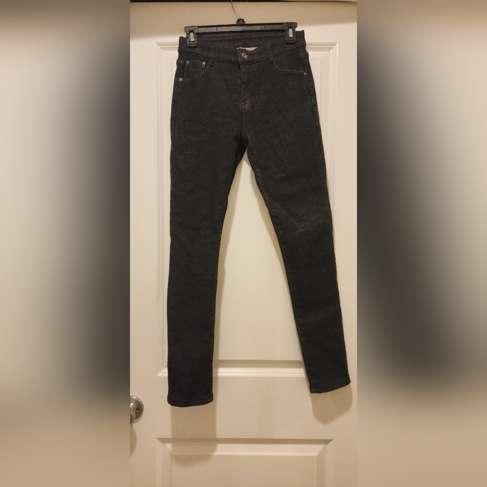 Elegant Black Skinny Lined Winter Jeans for Women